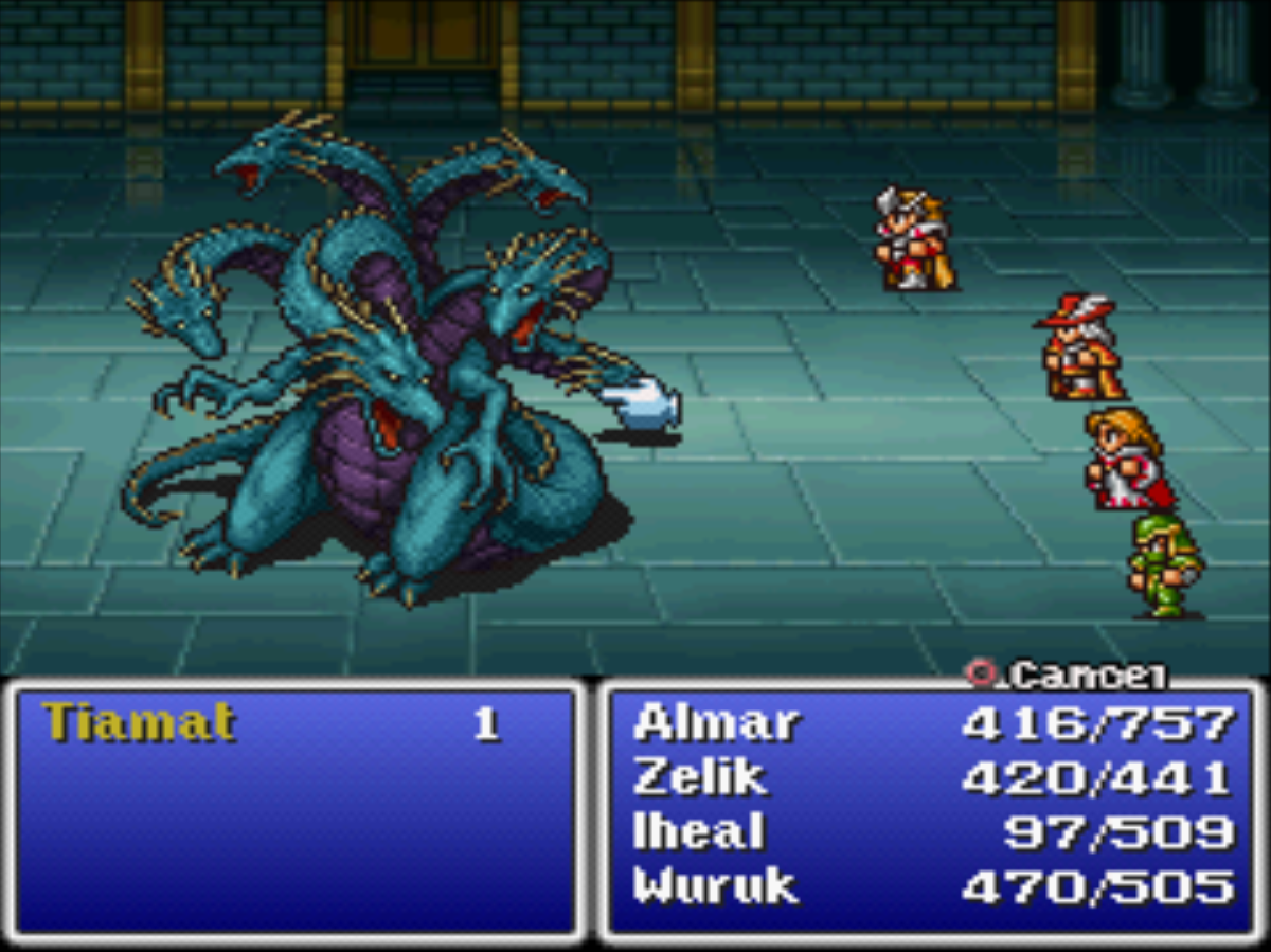Tiamat Temple of Chaos Fight